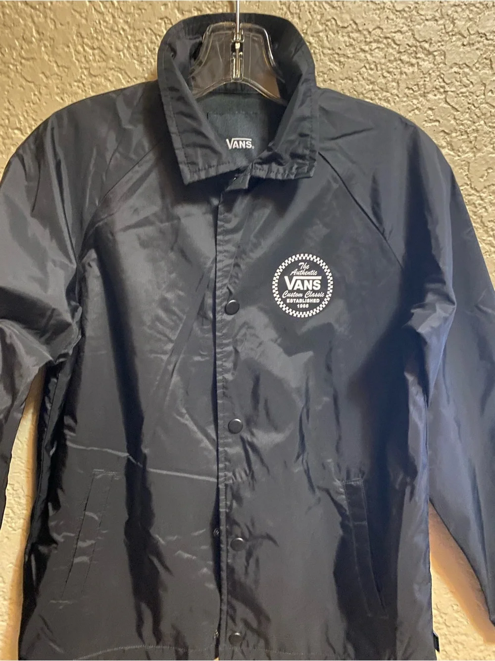 Kids Vans windbreaker jacket Sz M